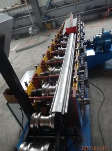 rolling shutter slats steel door making machine