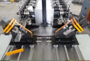 steel stud and track wall framing machine