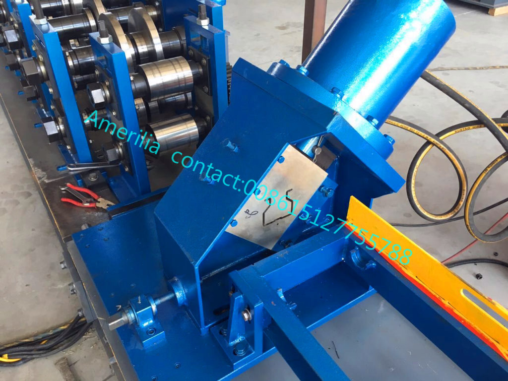 pallet rack upright frame roll forming machine