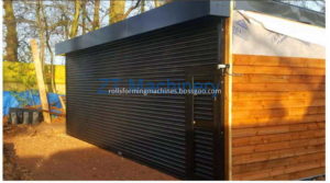 application of garage shutter door machine