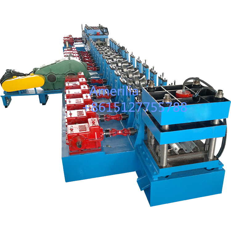 two waves guardrail roll forming machine