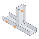 Steel stud and track wall framing machine