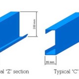 Quick adjustment CZ steel profile roll forming machine