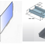 60X27 stud and 27X28 track roll forming machine