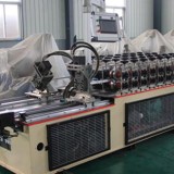 High speed combined light keel machine for furring hat and U shape purline