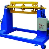 Motor decoiler for roll forming machine