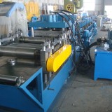 Storage shelf beam roll forming machine