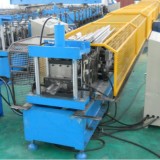 Door frame roll forming machine with Gear transmission and non stopping cutting system