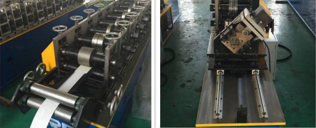 Shutter door U channel rolling forming machine